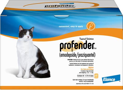 profender for cats treatment